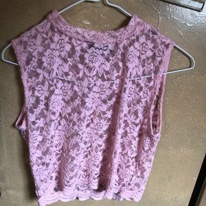Pink Crop Top
